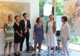 Kulturtage Pöcking -  offenes Atelier am 26.07.2015 – Gesang Berit Kübler & Chor